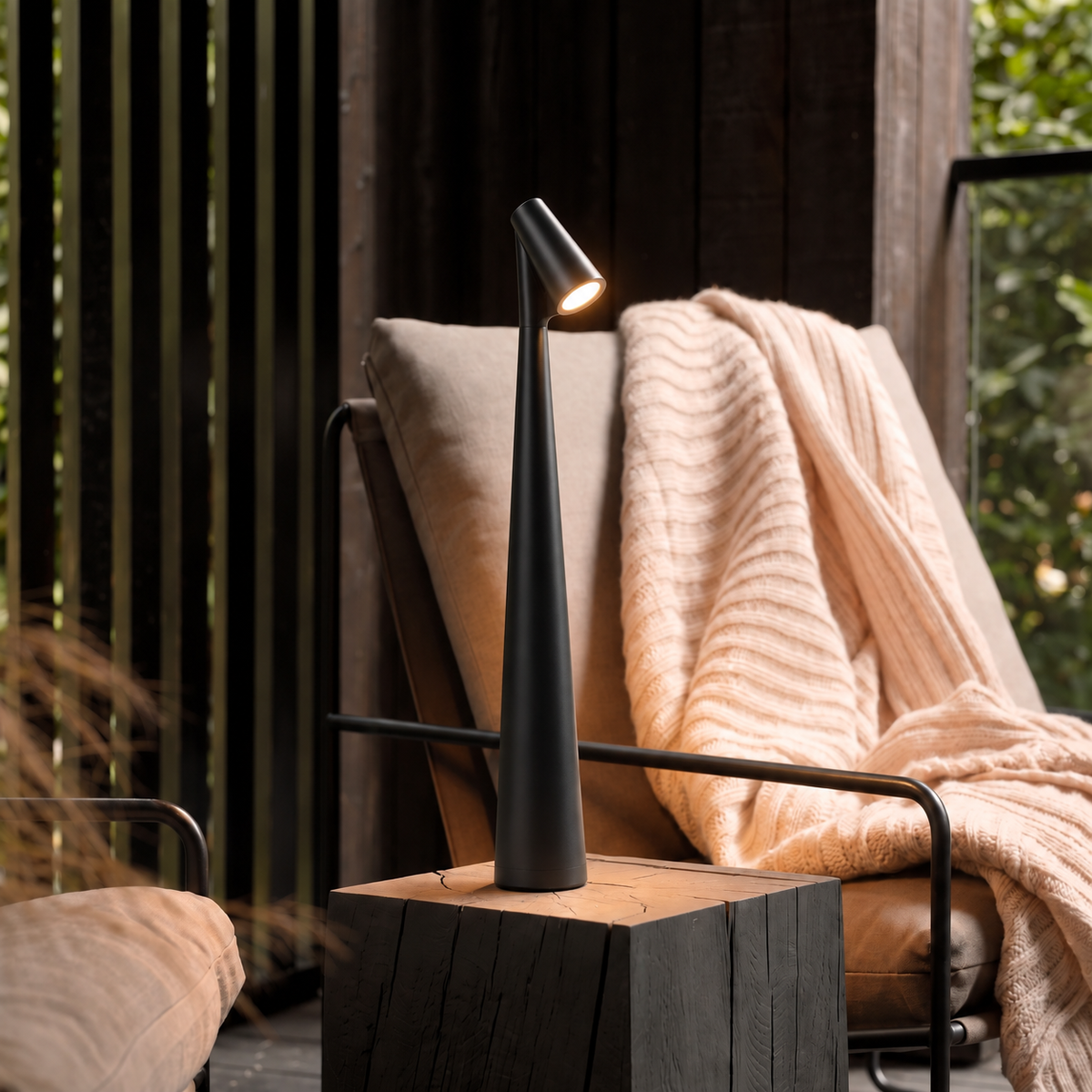 Lampe de Table LED Sans Fil – Lampe de Chevet Tactile Rechargeable USB-C à Intensité Réglable